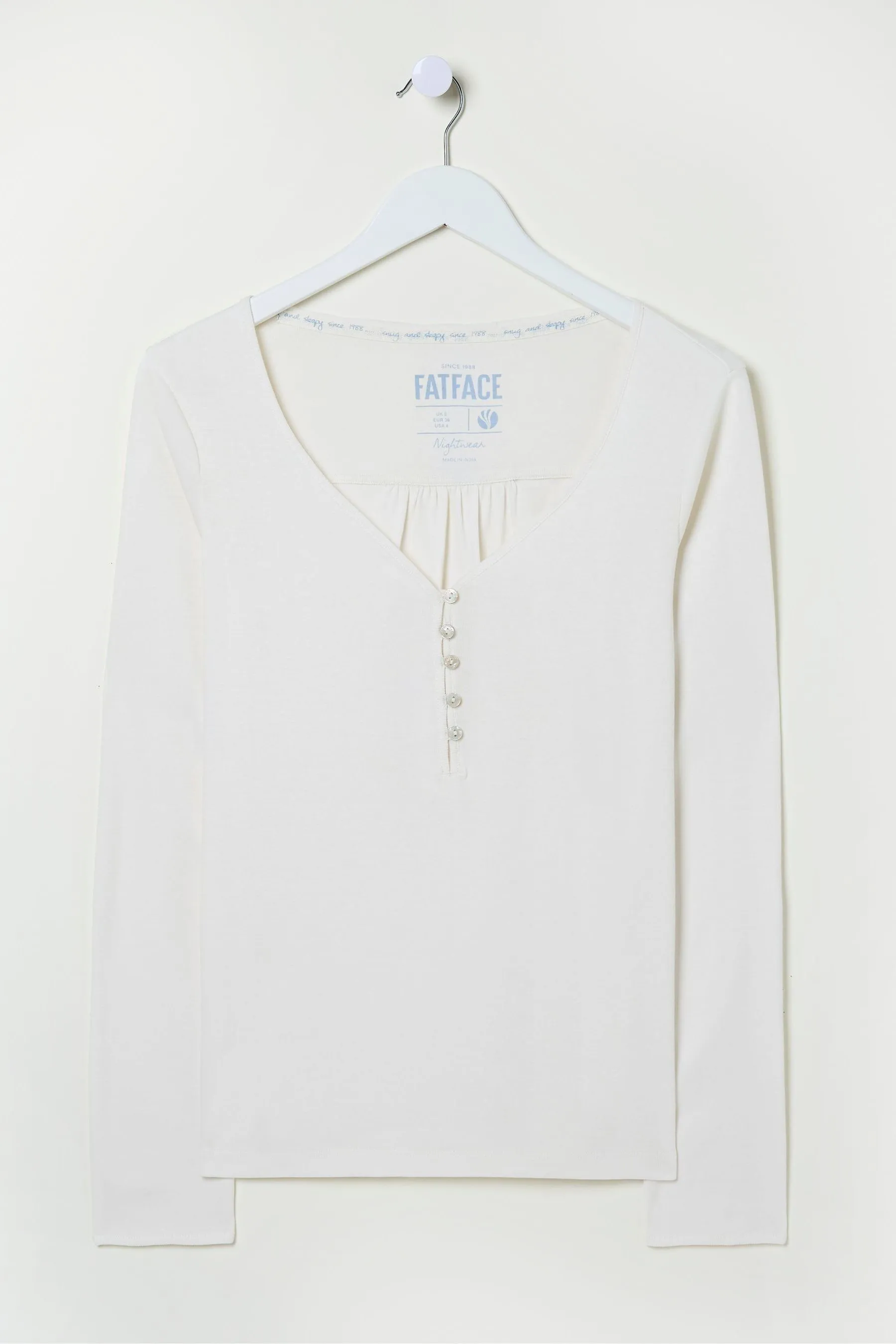 FatFace Lila Henleys Maglietta    