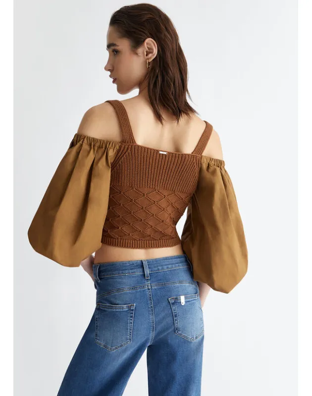 LIU JO- Maglia in cotone
