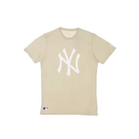 MAGLIETTA MLB SEASONAL TEAM LOGO TEE NEYYAN STONE/WHITE