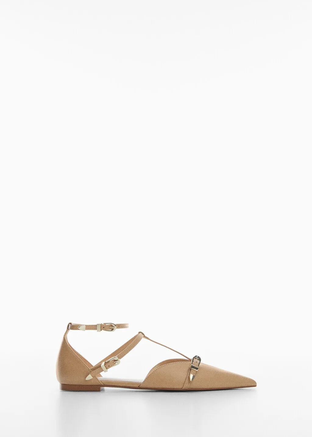 Scarpe punta fibbia decorativa